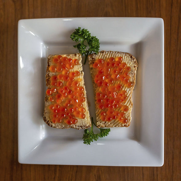 TAPAS DE CAVIAR ROJO (2 pzas)