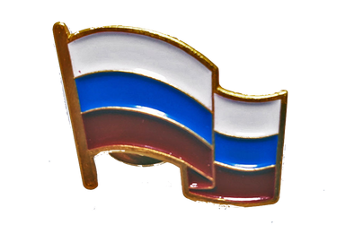 Pin bandera rusa
