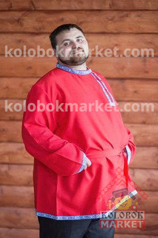 Kosovorotka roja con kartuz (camisa con gorro tradicionales)